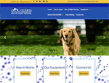 Tablet Screenshot of capitaldistrictdogguard.com
